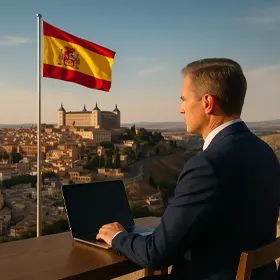 Spain coastal city representing the Spain Digital Nomad Visa